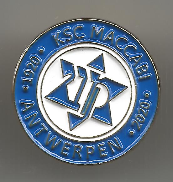 Badge KSC Maccabi Antwerp blue